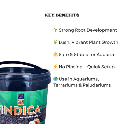 The Plant Right Series Indica Aqua Soil | Designed to Nourish Plants | Aquarium Plant Soil (9L)