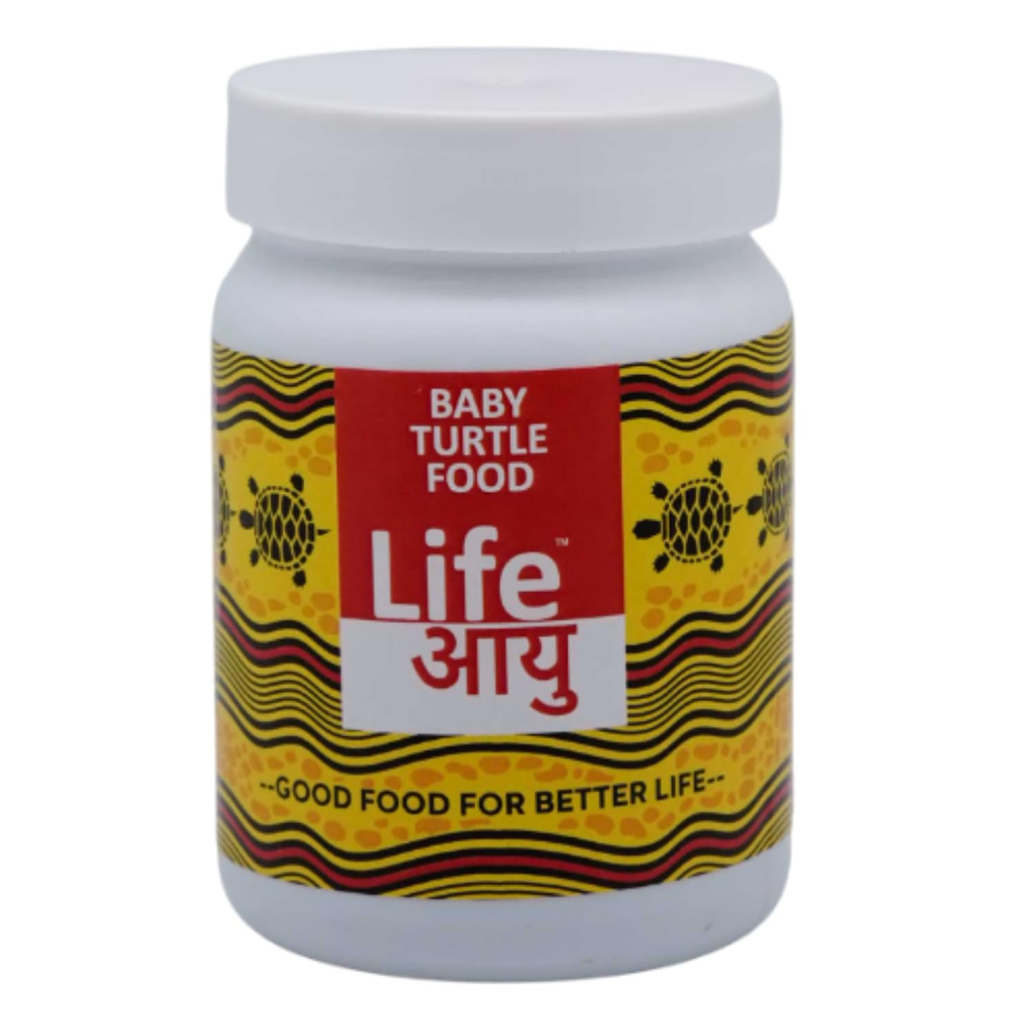 Life AAYU Baby Turtle Food | Ayurvedic Handmade Pellets for Shell Growth, Calcium & Vitality | for 2-inch to 4-inch Baby Turtles (70 GMS)