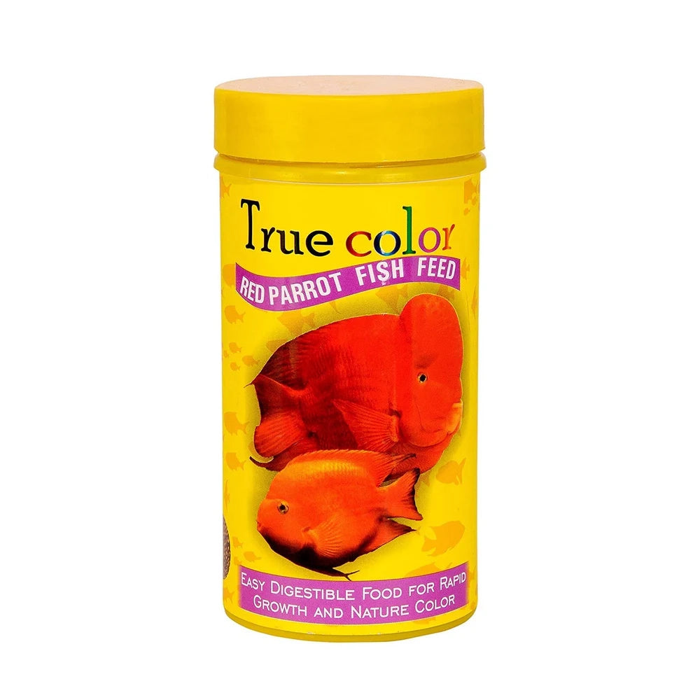 Red Parrot Fish Special & Natural Aquarium Food Premium Floating Pellets by Petish, 700gm