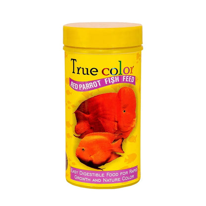 Red Parrot Fish Special & Natural Aquarium Food Premium Floating Pellets by Petish, 700gm