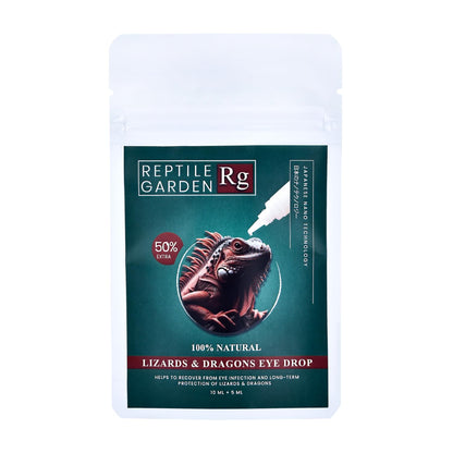 Reptile Garden Lizards & Dragons Eye Drop | Advanced Reptile Eye Infection Relief | 100% Safe & Vet-Recommended (10 ml + 5 ml)