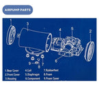 Dophin AP1302 Air Pump for Aquarium | Double Outlet | Output: 2L/min | Suitable for Fish Tank Size 120-200L | (Original from Tunai Store)
