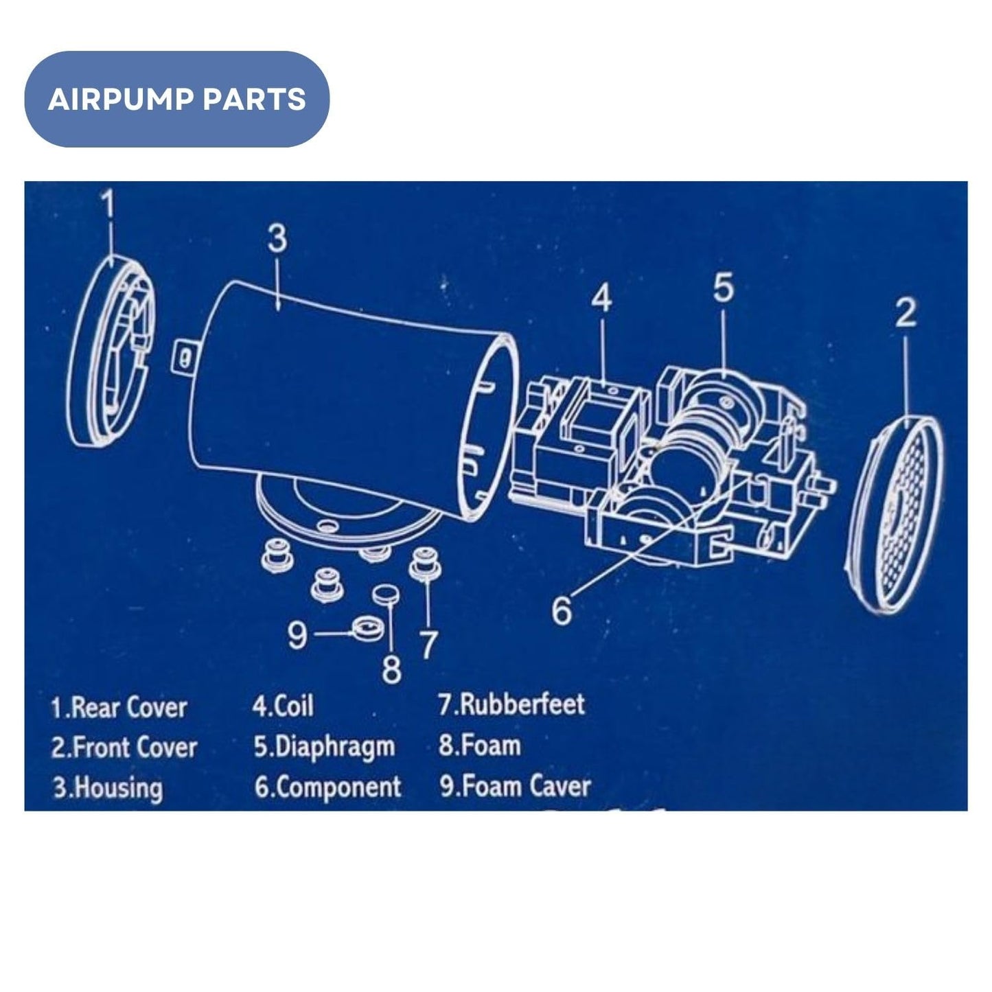 Dophin AP1302 Air Pump for Aquarium | Double Outlet | Output: 2L/min | Suitable for Fish Tank Size 120-200L | (Original from Tunai Store)