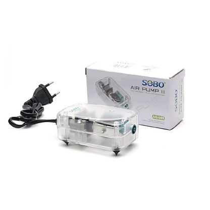 S0B0 AQ-009 Air Pump for Aquarium Fish Tank | Single Outlet | Output: 3L/min