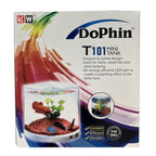 TUNAI Dophin T101 Mini Aquarium Fish Tank | Single Light | Elegant And Stylish Design | Ideal For Betta, Small Fish And Plant Keeping | Capacity - 1.4L Fish Tank (Original From Store)