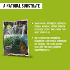 ANUBIAS Japanese Black Soil Substrate for Aquarium (Original Imported from Tunai Store) Perfect for Both Plants, Fish, & Shrimps. Paludarium & Tropical Terrarium (Black Soil, 3L)