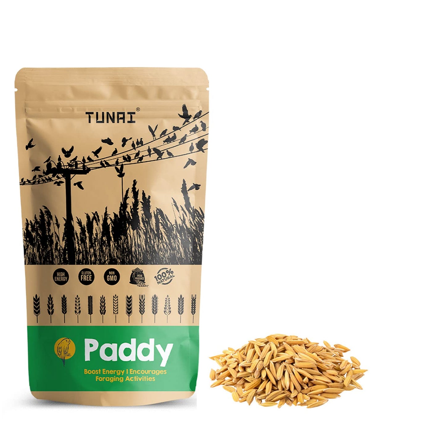 TUNAI Bird Food Of Endless Mixed Millets|450G|For Amazons, Macaws, Conures, Senegals, African Greys, Budgies, Lovebirds, & Cockatiels - All Life Stages