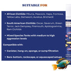 Sunken Garden Cichlid Fish Water Conditioner | Color, Clarity & Control for Your Cichlid Tank | Balanced Water Care for African, South American & Mixed Cichlid Fishes (100 ml)