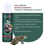 Reptile Garden Turtle & Tortoise Shell Cleaner | Aloe Vera Infused Reptile Shell Care Spray (100 ml)