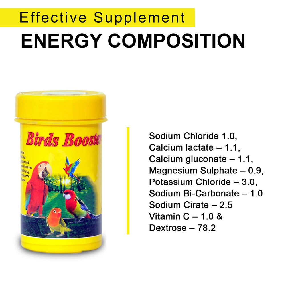 SF+ Twin Pack Bird Booster + Bird Care (Pack of 2),Healthy Supplement Fortified with Vitamins for Love Birds, Cockteils, Finches, Conures, Parrots, Macaws, Senegals, Parrots
