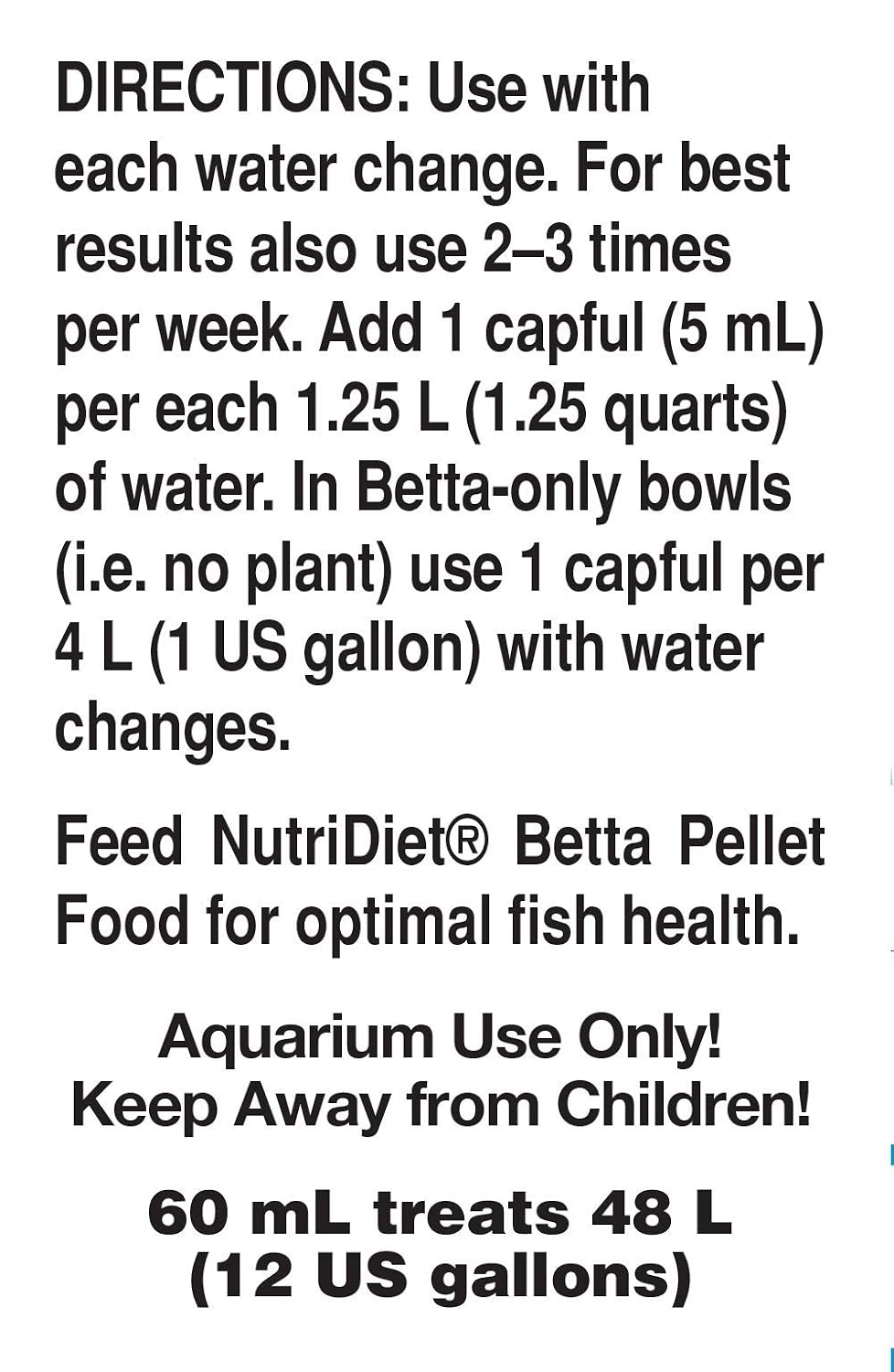 SEACHEM LABORATORIES Betta Basics 60ml
