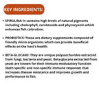 TUNAI Optimum 3In1 Super Premium Fish Formula with 12% Spirulina (Original from Store,Small Pellets,400 G (400 G,12% Spirulina)
