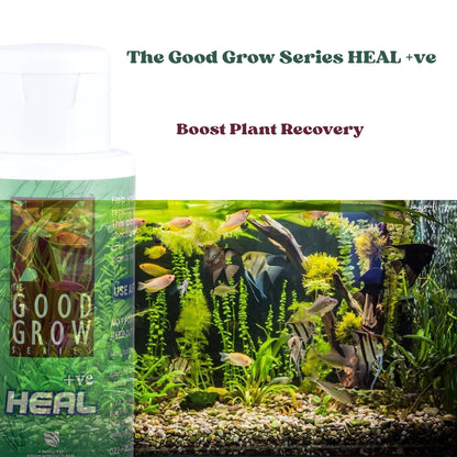 The Good Grow Series HEAL +ve | Boost Plant Recovery | Aquarium Plant Enzyme Supplement (50 ml)