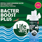Life AAYU Bacter Boost Plus Supplement | Natural Aquarium Bacteria Starter for Clear Water | Ammonia Control Eco Balance | 100% Shrimp Safe | (100 ml)