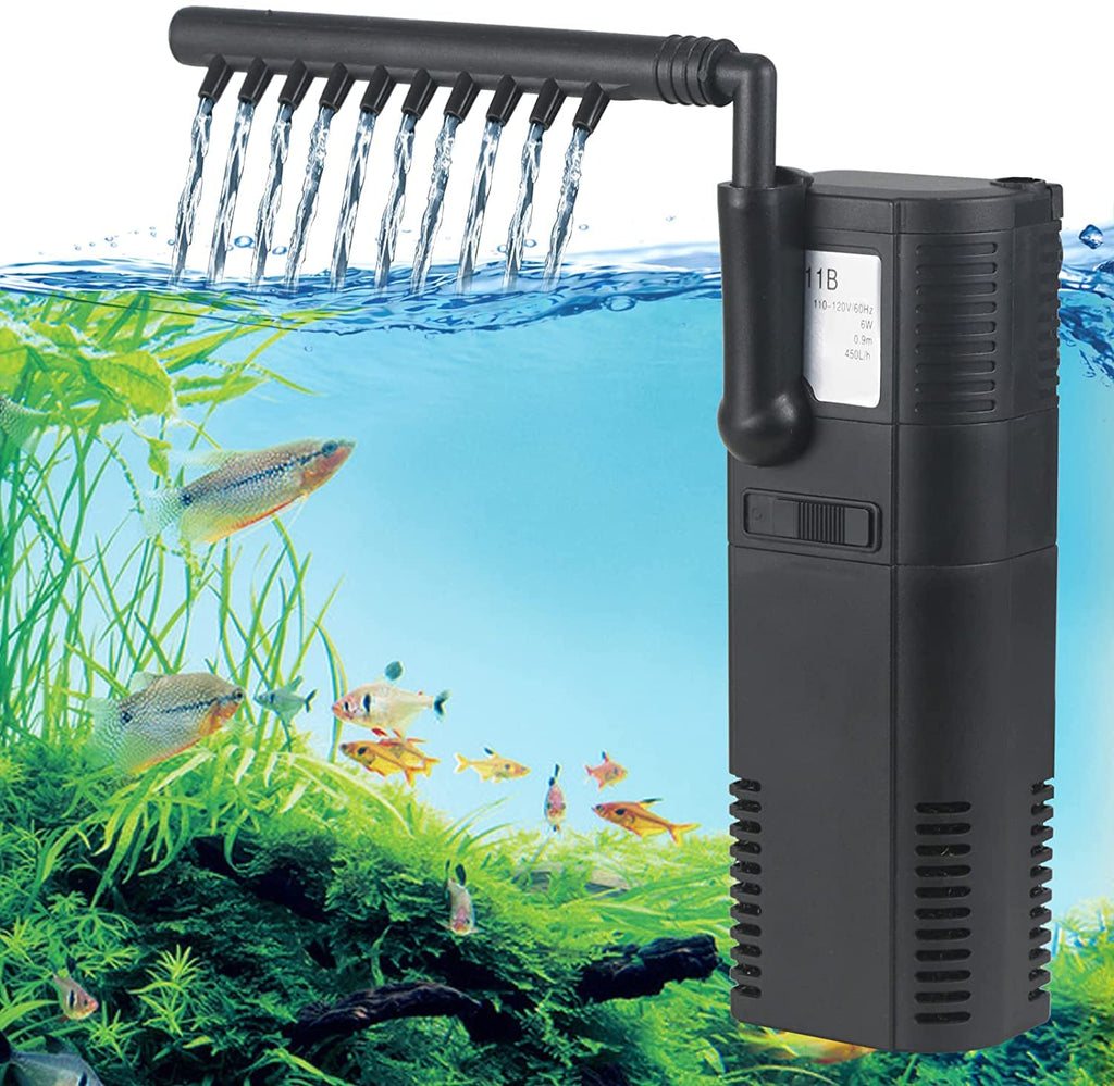 SunSun HJ-532 5W Aquarium Fish Tank Internal Filter (HJ-532 | 5W | 350L/H | Upto 2.5 Feet Tank)