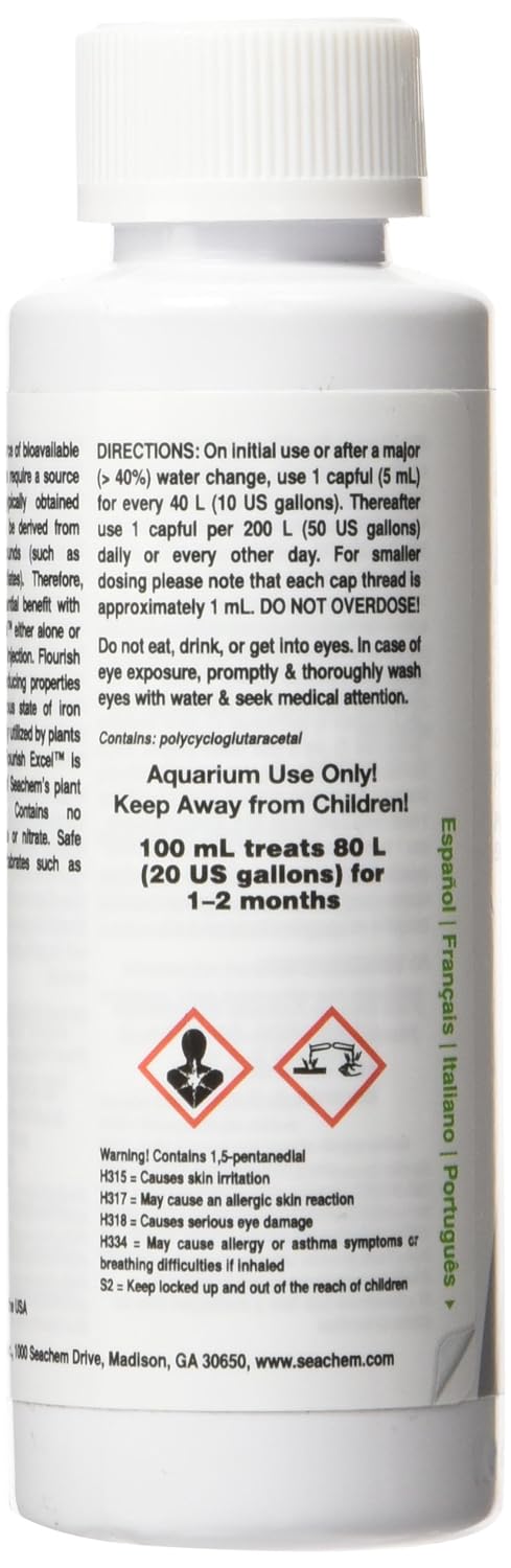 Seachem Laboratories Flourish Excel Co2 Plant Supplement, 100ml