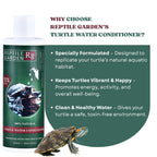 Reptile Garden Turtle Water Conditioner | Ideal Care for Aquatic Turtles | Supports Overall Health and Vitality (100 ml)