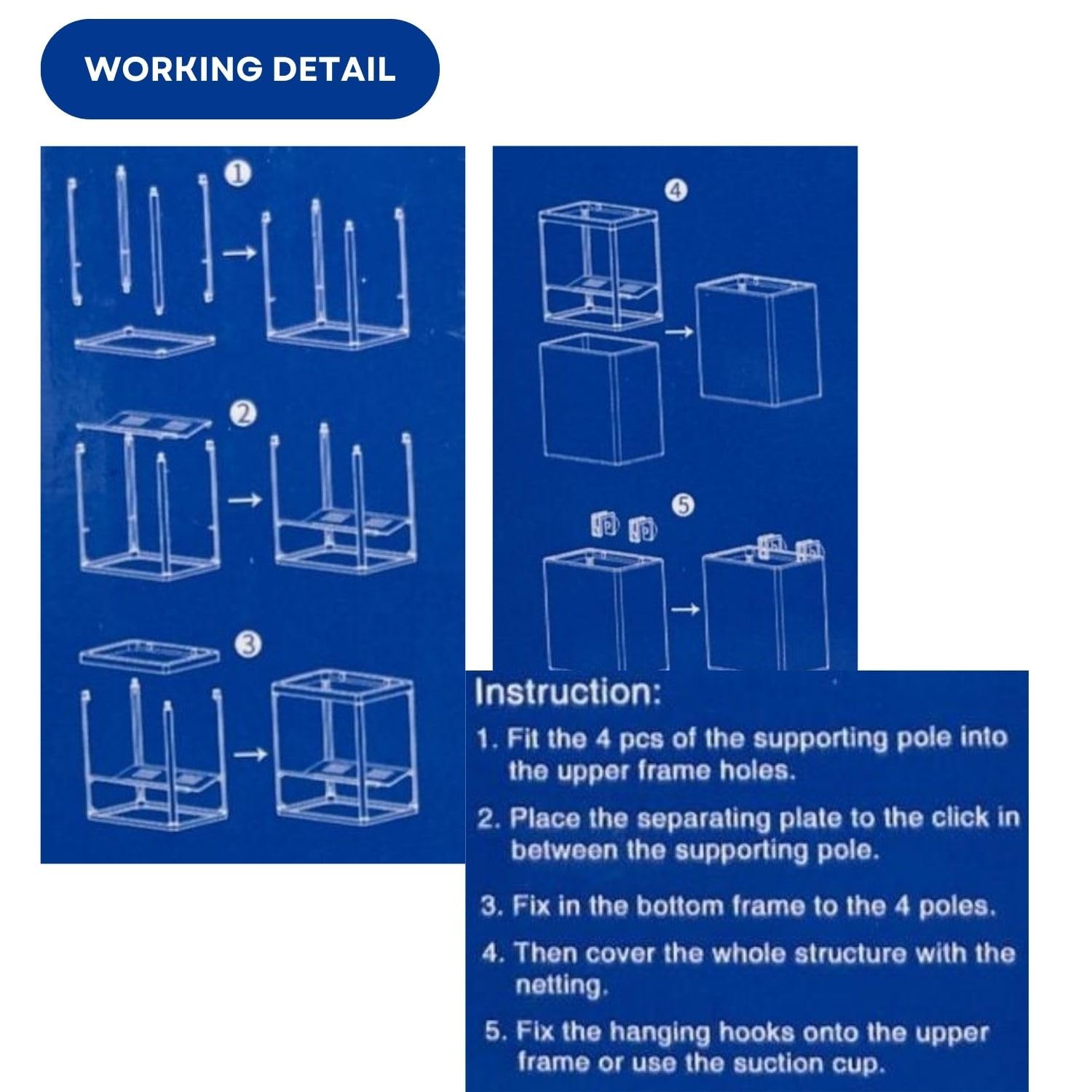 Dophin BB12 Breeding Box for Small Fish | Aquarium Isolation Box | Small Fish Aquarium Tank | (Original from Tunai Store)