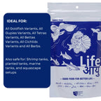 Life AAYU Neutral Fish Food | Ayurvedic Daily Diet for All Fish Sizes | Fresh from 7pets Store (Small, 100gms)