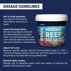 Tunai Marine Coral Reef Base Aquarium Salt for Marine Fish Aquarium (Particles, 1KG)