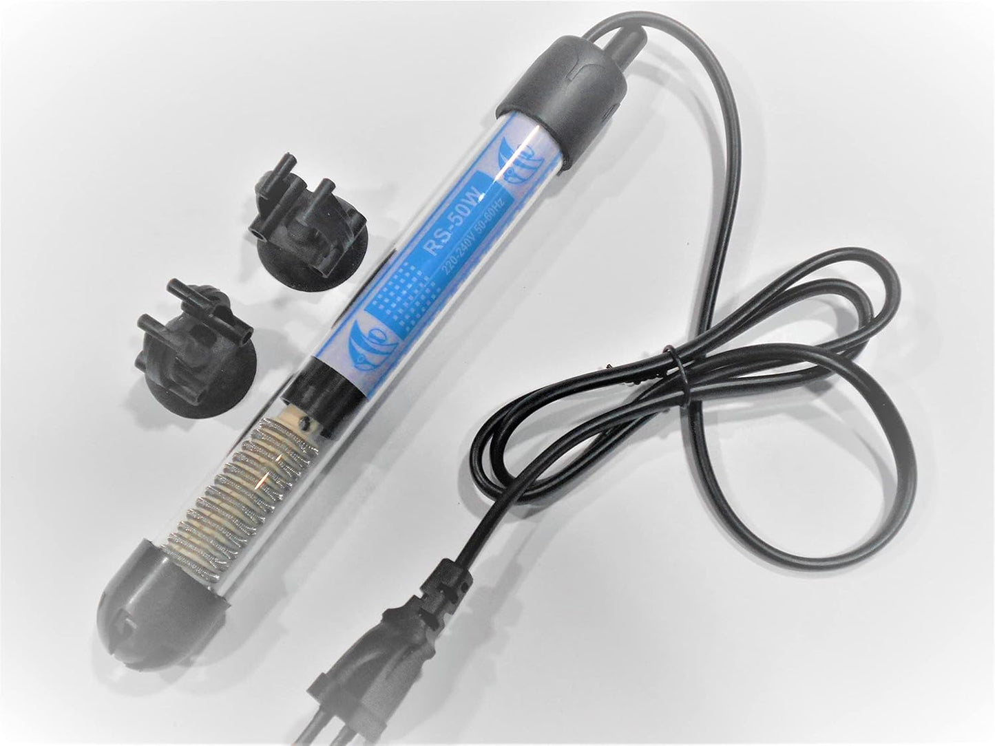 RS Electrical Fully Automatic 50 Watts High Glass Aquarium Heater with Standby Light Indicator and auto on/Off Facility Imported