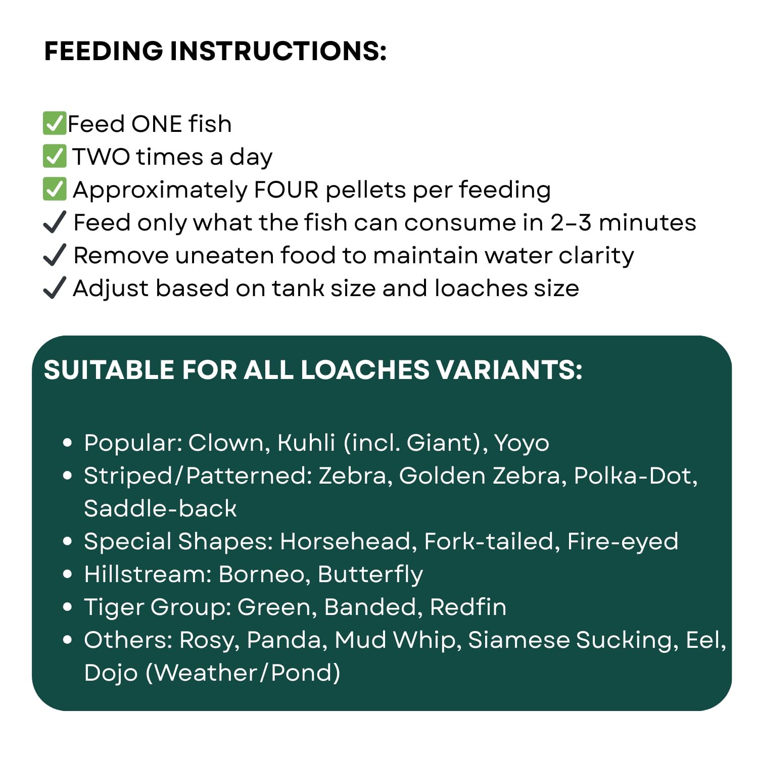 Life Aayu Tropical Loaches Aquarium Fish Food | Immunity Boost, High Protein, Humic-Enriched Diet (15 GMS)