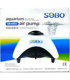 S0B0 SB-830A Air Pump for Aquarium Fish Tank | Energy Saving Design | Long Lasting Performance | Super Silent Design | Single Outlet | Power: 5W | F.Max: 6L/min
