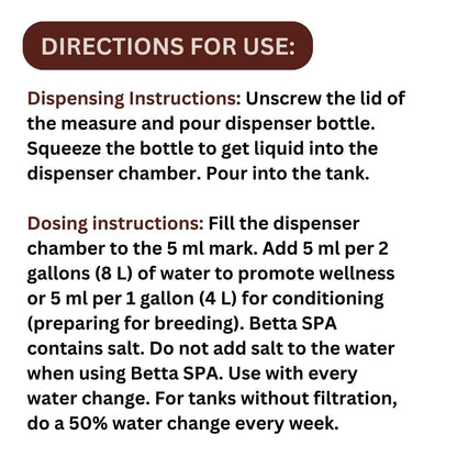 ON+ Atison's Betta SPA Water Conditioner (Original from Tunai Store) | 125mL | Promotes Health and Wellness of Betta Fishes