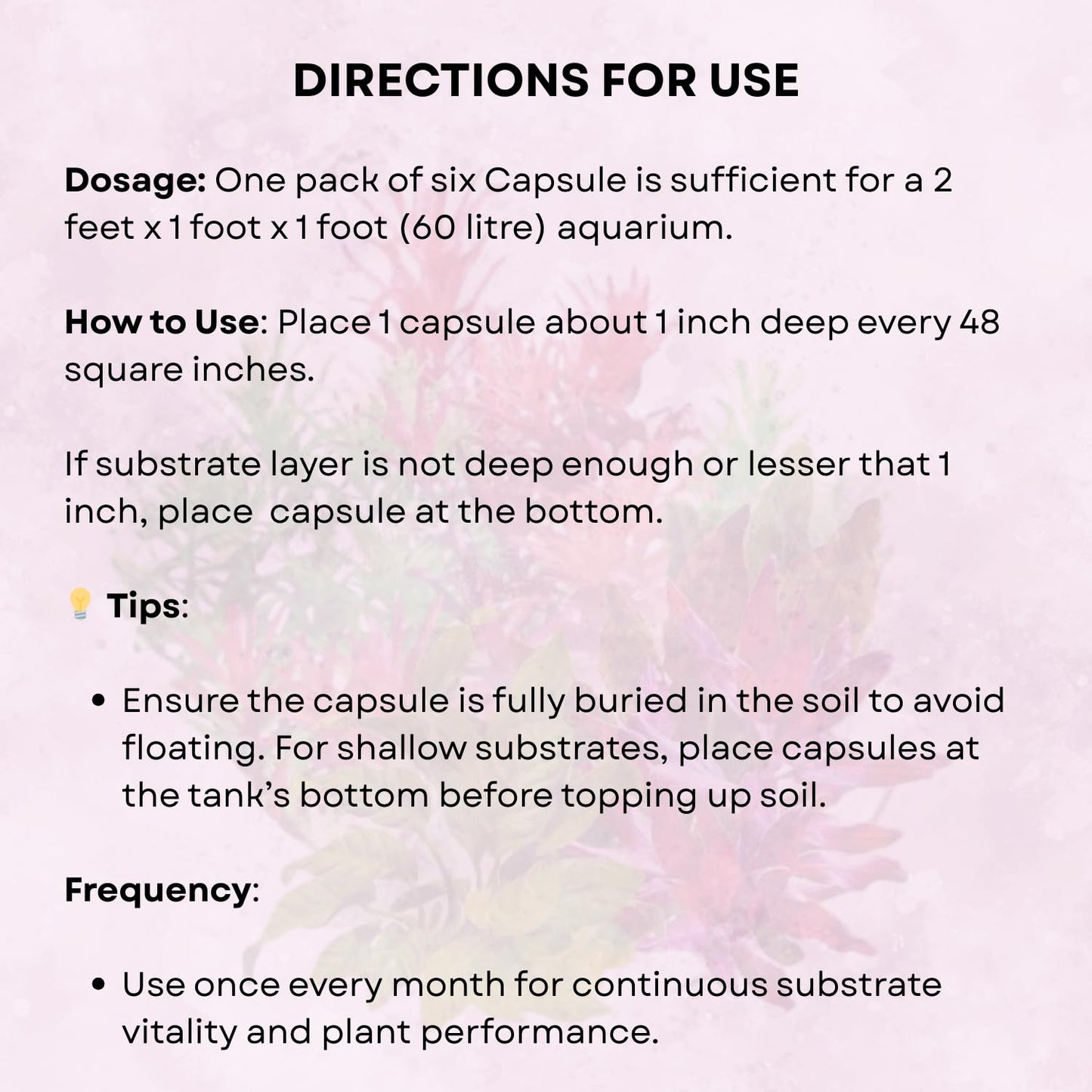 Sunken Garden Root Tabs | Restore Soil | Revive Plants | Rule Your Aquascape (6 Capsules + 1 Bacteria Capsule Free)