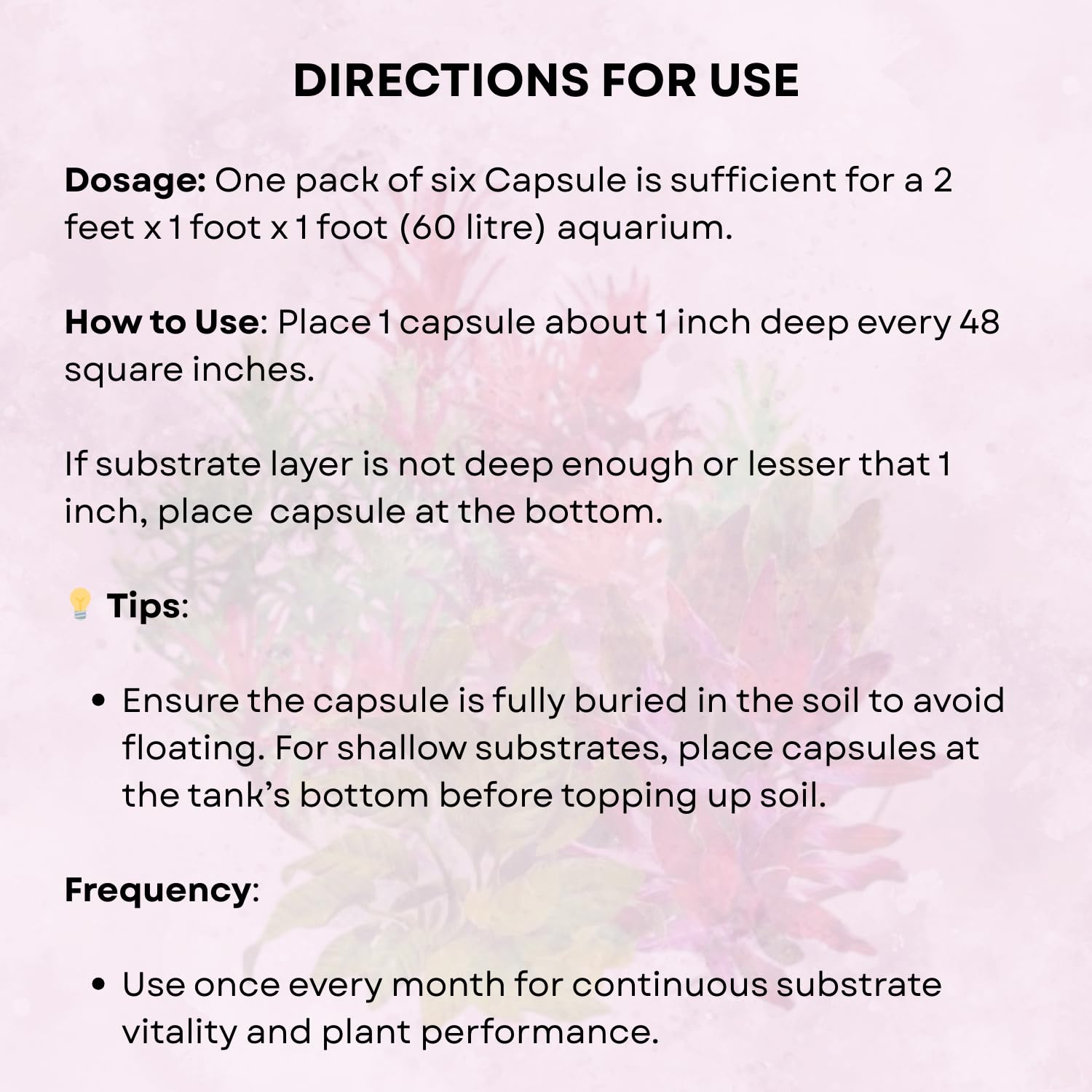 Sunken Garden Root Tabs | Restore Soil | Revive Plants | Rule Your Aquascape (6 Capsules + 1 Bacteria Capsule Free)