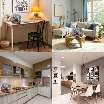 TUNAI Dophin T101 Mini Aquarium Fish Tank | Single Light | Elegant And Stylish Design | Ideal For Betta, Small Fish And Plant Keeping | Capacity - 1.4L Fish Tank (Original From Store)