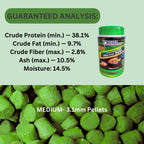 ON+ Formula Two Marine Pellets Fish Food (Original from Tunai Store) | Spirulina Enriched for Herbivorous/Omnivorous Marine Tropical Fish (400gms, Small Pellets)