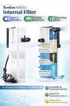 Sunsun Xiaoli XQP-500F Multi-Function Submersible Filtration Pump for Aquarium (5W | 500L/h)