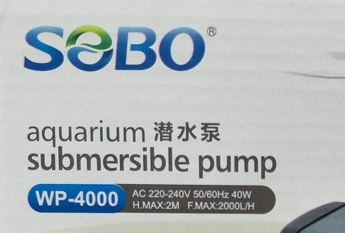 Aquarium Sumersible Pump WP-4000