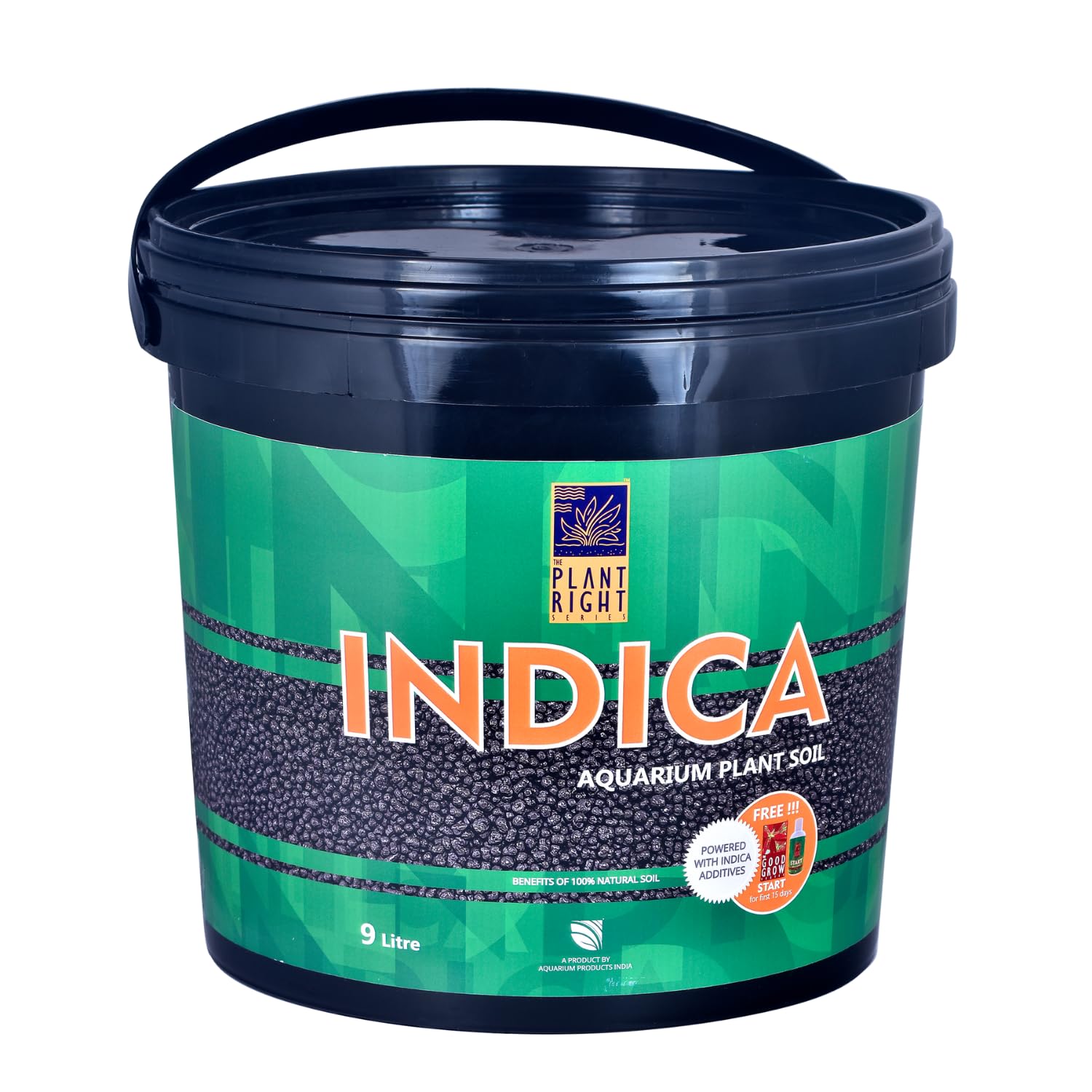 The Plant Right Series Indica Aqua Soil | Designed to Nourish Plants | Aquarium Plant Soil (9L)