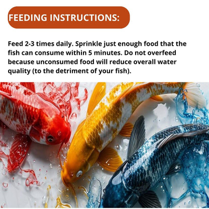 TUNAI Optimum 3In1 Super Premium Fish Formula with 12% Spirulina (Original from Store,Small Pellets,400 G (400 G,12% Spirulina)