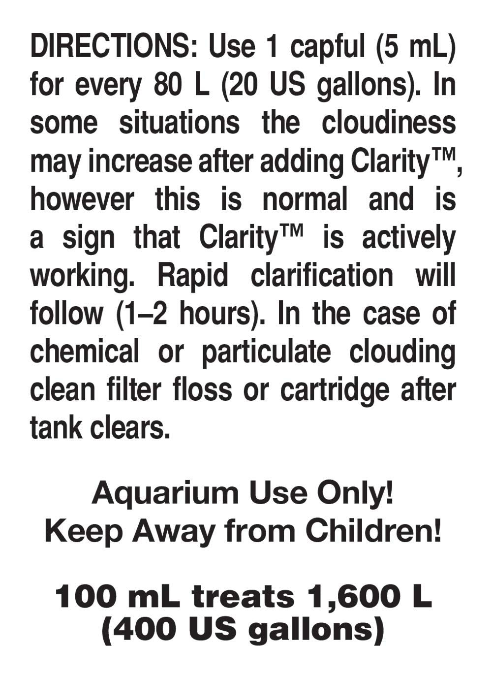 Clarity, 100 mL / 3.4 fl. oz.