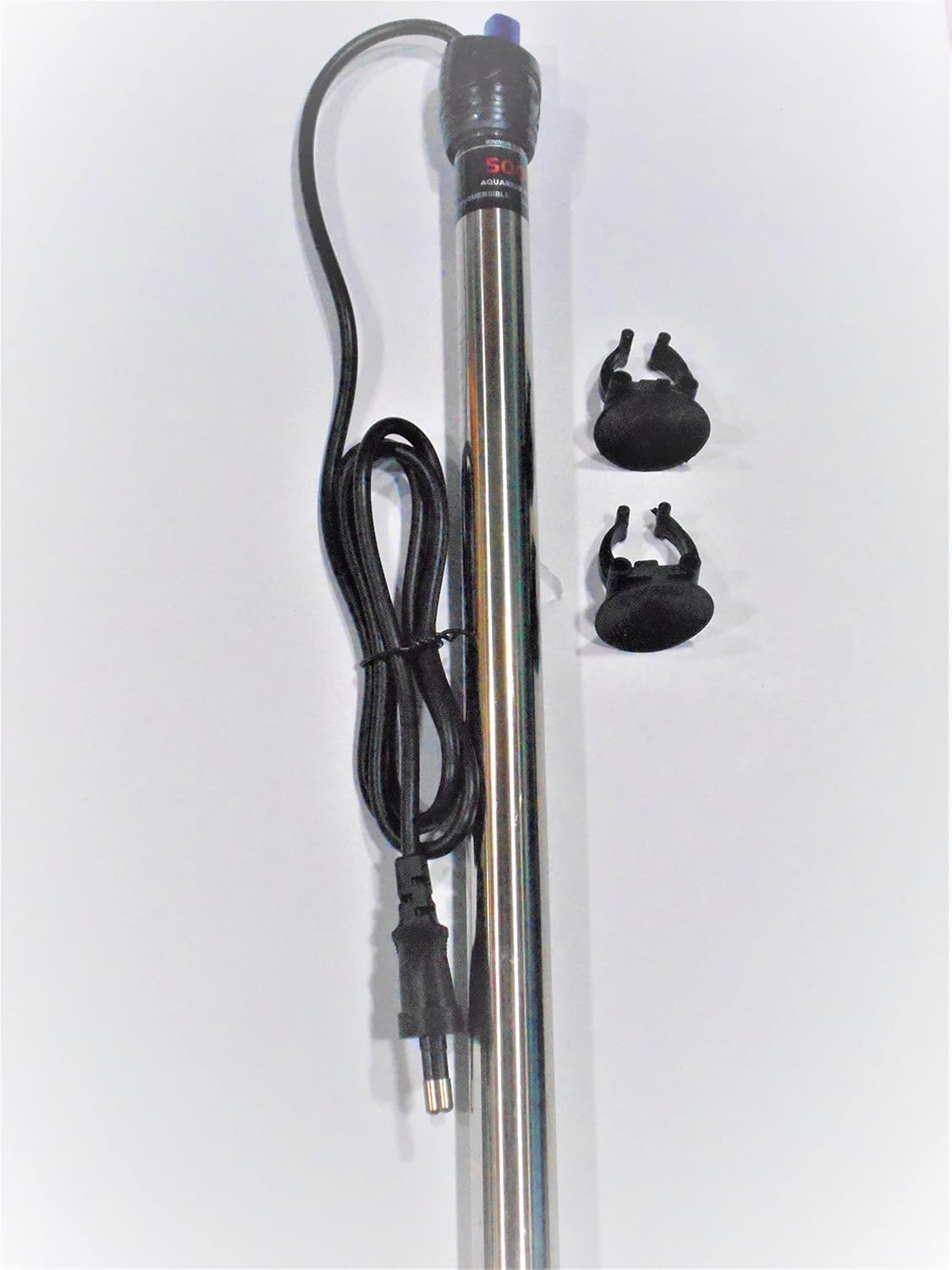SURBHI Rs Electrical Aquarium Steel Heater(500 Watt)With Auto On/Off Thermostat 6 To 8 Ft Tank Imported Submersible Aquarium Immersion High Stainless Steel Heater