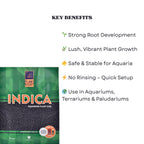 The Plant Right Series Indica Aqua Soil | Designed to Nourish Plants | Aquarium Plant Soil (3L)