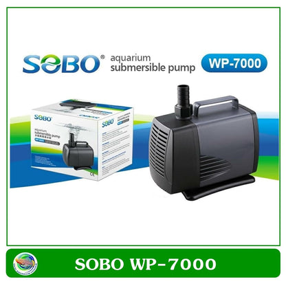 SOBO Submersible Power Head - WP-7000-105W - F.Max 5500 L/H - Water Lifting Pump - Pond and Fountain and Sump Filter Systems