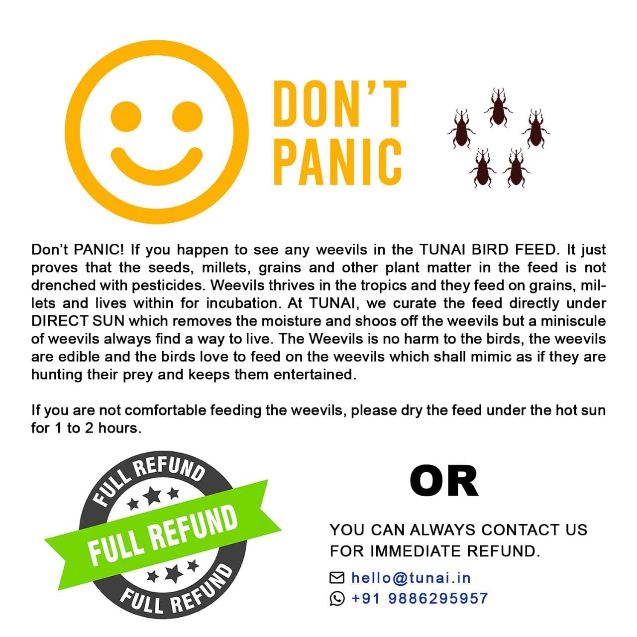 Tunai Water Melon Seeds Bird Food |450g|Bird Feed for Caique Parrots, Cockateils, Small Conures, Quaker Parrot, Amazons, Cockatoos, Macaws, Grey Parrot