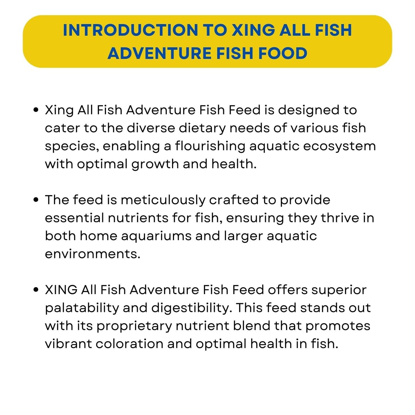 SF+ Xing All Fish Adventure Fish Food | Optimal Health and Growth in Fishes | Originally from TUNAI Store (110gms, Pellets)