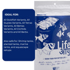 Life AAYU Neutral Fish Food | Ayurvedic Daily Diet for All Fish Sizes (Medium, 100gms)