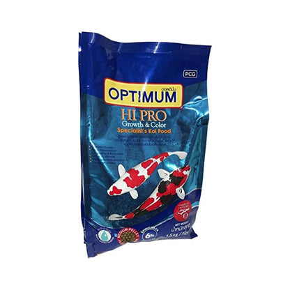 OPTIMUM Hi-Pro Growth and Colour, 1.5 Kg - All Life Stages, Pellet, Fish food