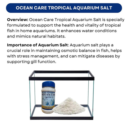 SF+ Ocean Care Tropical Aquarium Salt | Designed for Tropical Freshwater Aquariums | (1 Kg)