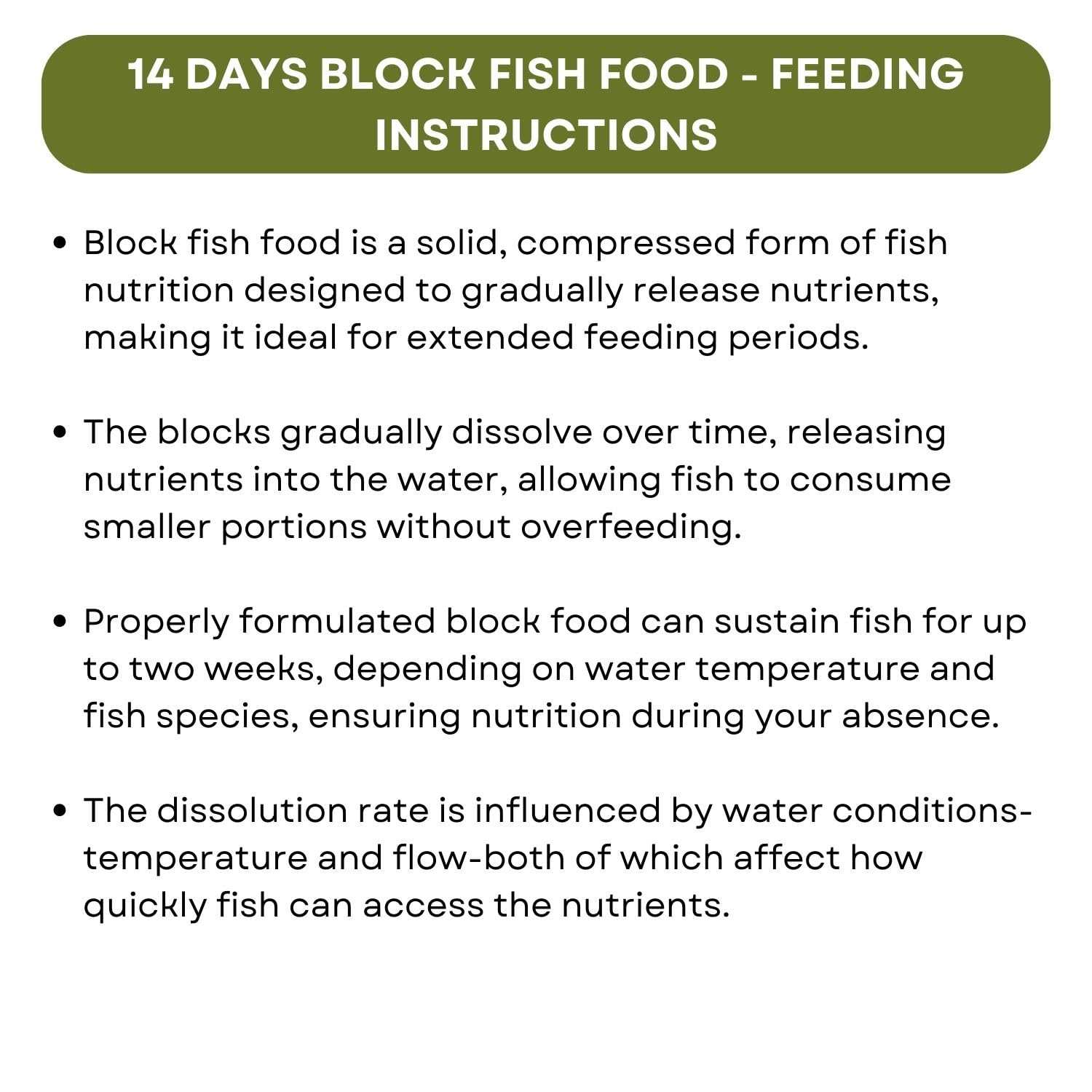 SF+ Star 14 Days Extended Holiday Fish Food, (Pack of 2) | Adequate Nourishment for Your Aquarium Fish