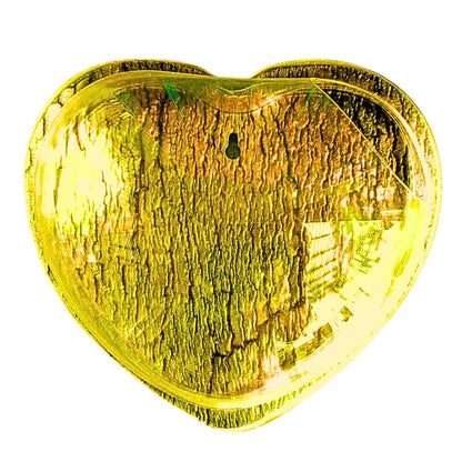 Wall Mount 9-inch Red Heart Shape Fish Bowl – Without Stand | Modern Aquarium for Home, Office & Café Décor | Space Saving Design | Elegant Fish Tank & Plant Terrarium | Compact Design