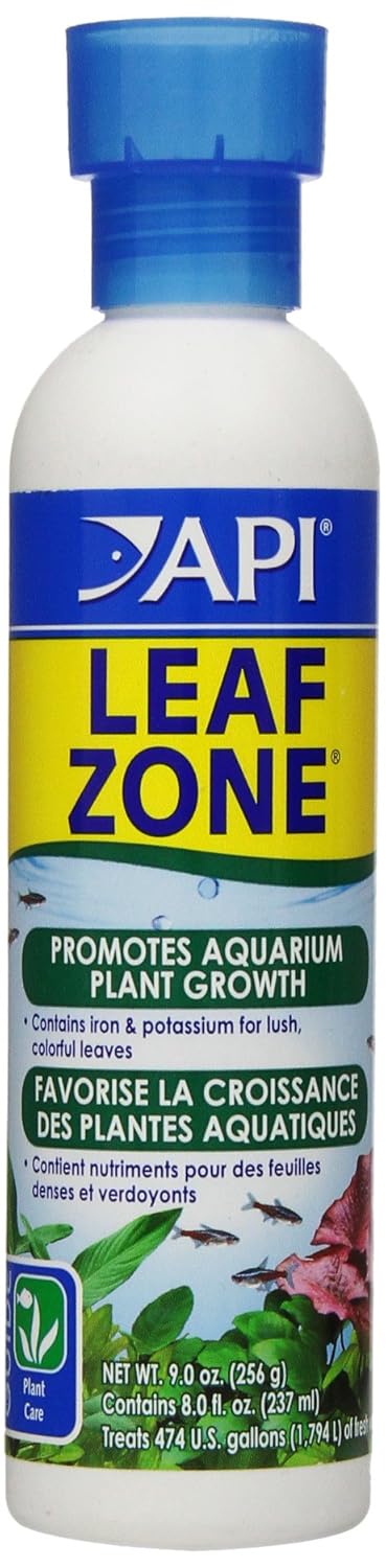 API Aquarium Pharmaceuticals Leaf Zone Liquid Plant Fertilizer, 8 oz