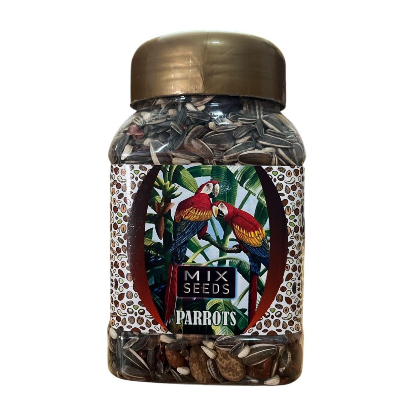 SF+ Mix Seeds for Birds | Natural, Hand-Picked and Protein Packed Seeds (500gms, Lovebird & Cockatiel)