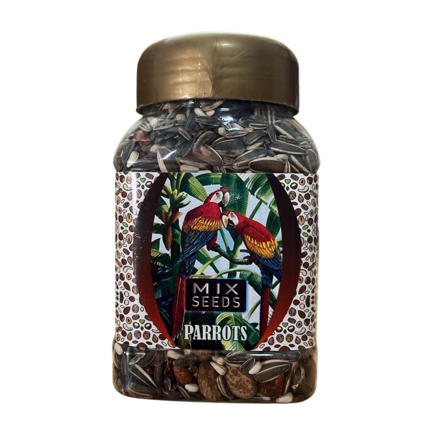 SF+ Mix Seeds for Birds | Natural, Hand-Picked and Protein Packed Seeds (500gms, Lovebird & Cockatiel)